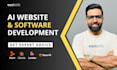 create ai website, ai software, and custom ai web app