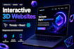 create interactive websites using threejs and react