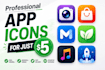 design a professional app icon