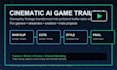 create a cinematic ai game trailer or teaser video