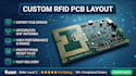 create custom rfid reader pcb layout with uhf antenna and embedded tracking solu