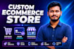 build a smart ecommerce website with custom ai agent integration