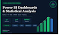 build power bi dashboards, python analytics, and statistical reports for