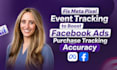 fix meta pixel event tracking to boost facebook ads purchase tracking accuracy