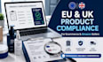 check eu and UK product compliance for amazon listing