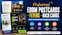 Design canva eddm postcard, rack card, canva template, flyer and promo ...