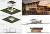 do revit bim 3d modeling, cad drafting, sketchup modeling, and 3d visualization