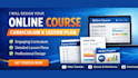 create online course, lesson plan, course curriculum, course website design