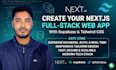 create a nextjs full stack web app with supabase and tailwind CSS