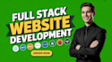 do website development as full stack web developer, PHP laravel HTML CSS react