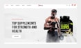 design supplement website supplement store product label nutraceutical store