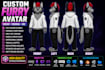 create custom furry vrchat avatar, fursona, vrc furry avatar model