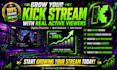 grow your kick stream with real active viewers