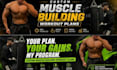 create a personalized muscle building workout plan