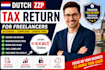 prepare your dutch freelancer tax return using exact online