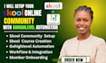 setup skool online community skool course creation with gohighlevel automation