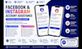 assist with facebook and instagram account support