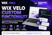 craft elite wix velo functionality and smart automations