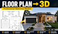 model your house or architectural project in sketchup
