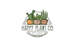 design happy plant co logo
