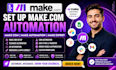 fix make com set up make com automation, made com, make automation make expert
