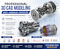design 3d cad models for parts assemblies and prototypes