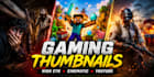 create cinematic gaming youtube thumbnails