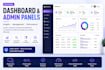 build a full stack web dashboard or custom admin panel in nextjs