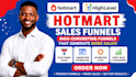 create high converting hotmart sales funnels