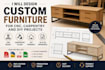 design custom furniture for cnc, carpentry and DIY project