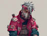 design anime character , cyberpunk character