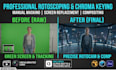 do professional rotoscoping chroma keying and video compositing