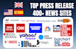do top yahoo press release, press release distribution, usa uk press release