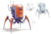 design spectacular robots, cyborgs and mechs