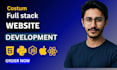 custom full stack web solutions