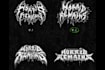 custom engraved metal logo design with realistic effects