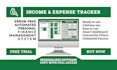 provide a smart automated income and expense tracker in google sheets