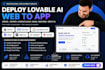 deploy lovable ai vercel devops google cloud bolt new replit fix oauth supabase
