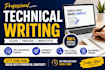write clear and professional technical content, articles, or documentation
