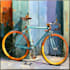 paint your cycle oil painting style