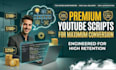 write high retention youtube scripts with hook and strong cta