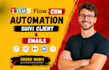 setup zoho flow CRM automation suivi client and emails