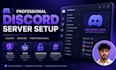 setup a professional discord server for gaming community