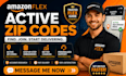 help you find active amazon flex zip codes fast