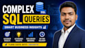 write complex sql queries and deliver business insights
