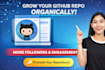 do github promotion github repository for more stars followers