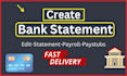 do bank statements reconciliation and bookkeeping