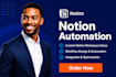 notion ai automation, gpt workflows and smart dashboard setup notion workspace