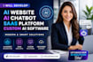 develop ai website ai chatbot ai software developer ai web application saas app