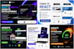 build modern react or next js website